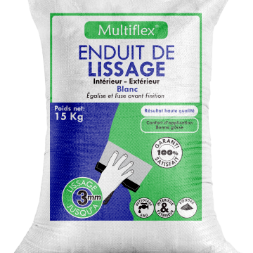 Enduit de Lissage Blanc, 15 KG